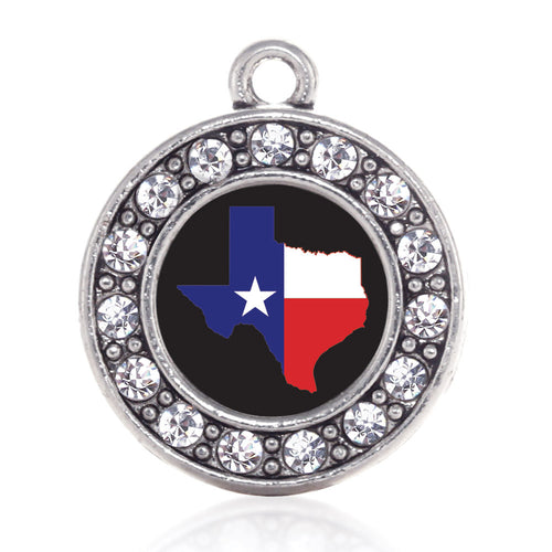 Texas Pride Circle Charm