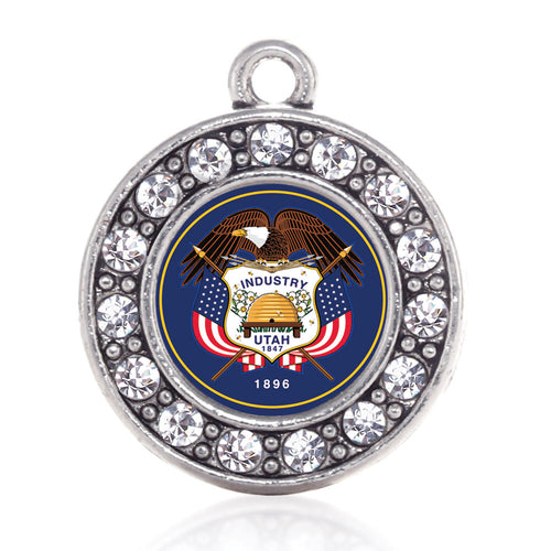 Utah Flag Circle Charm