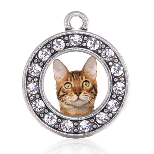 Bengal Cat Circle Charm