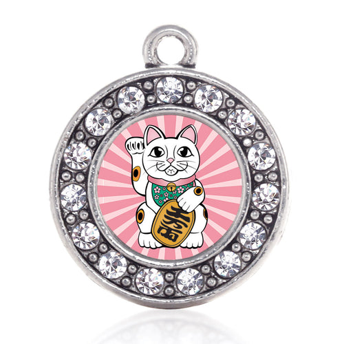 Maneki Neko Circle Charm