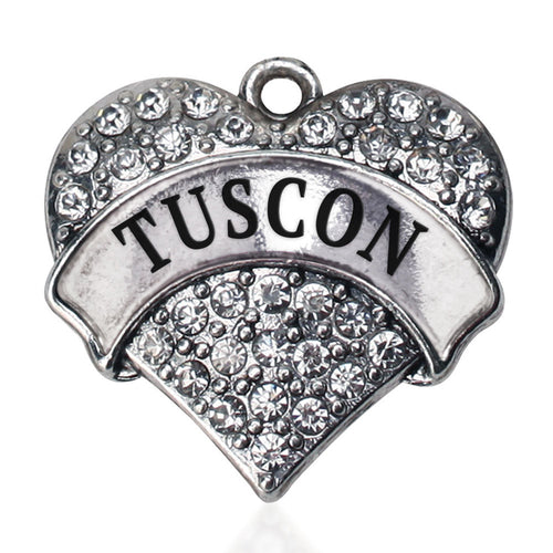 Tucson Pave Heart Charm