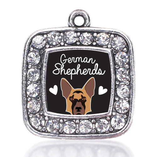 German Shepherd Lover Square Charm