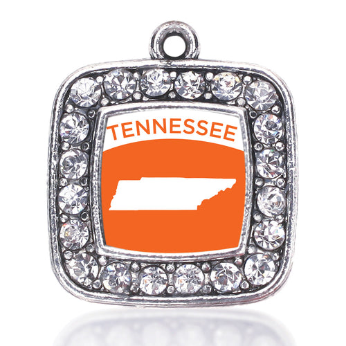 Tennessee Outline Square Charm