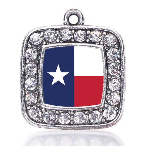 Texas Flag Square Charm